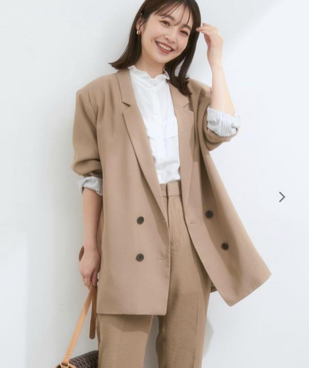新品■VIS■テーラードジャケット 美脚フレアパンツ【セットアップ】