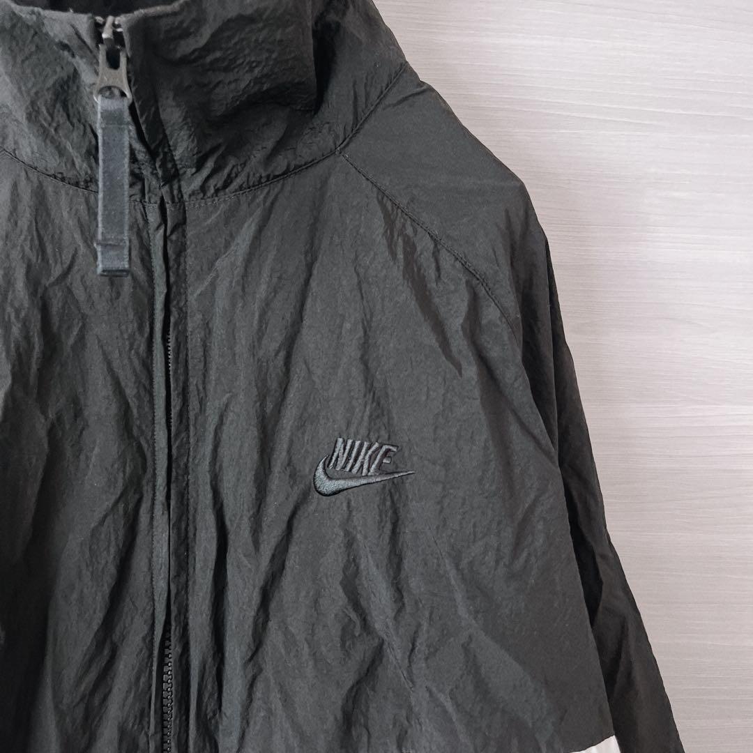 NIKE ナイキ　ビッグスウッシュ　ナイロンジャケット　古着