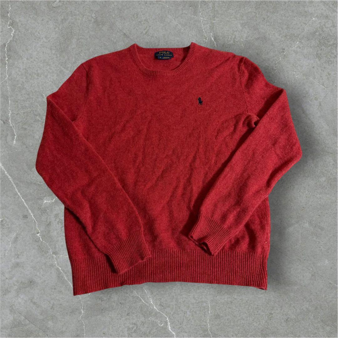 Ralph Lauren ニット セーター S 赤系