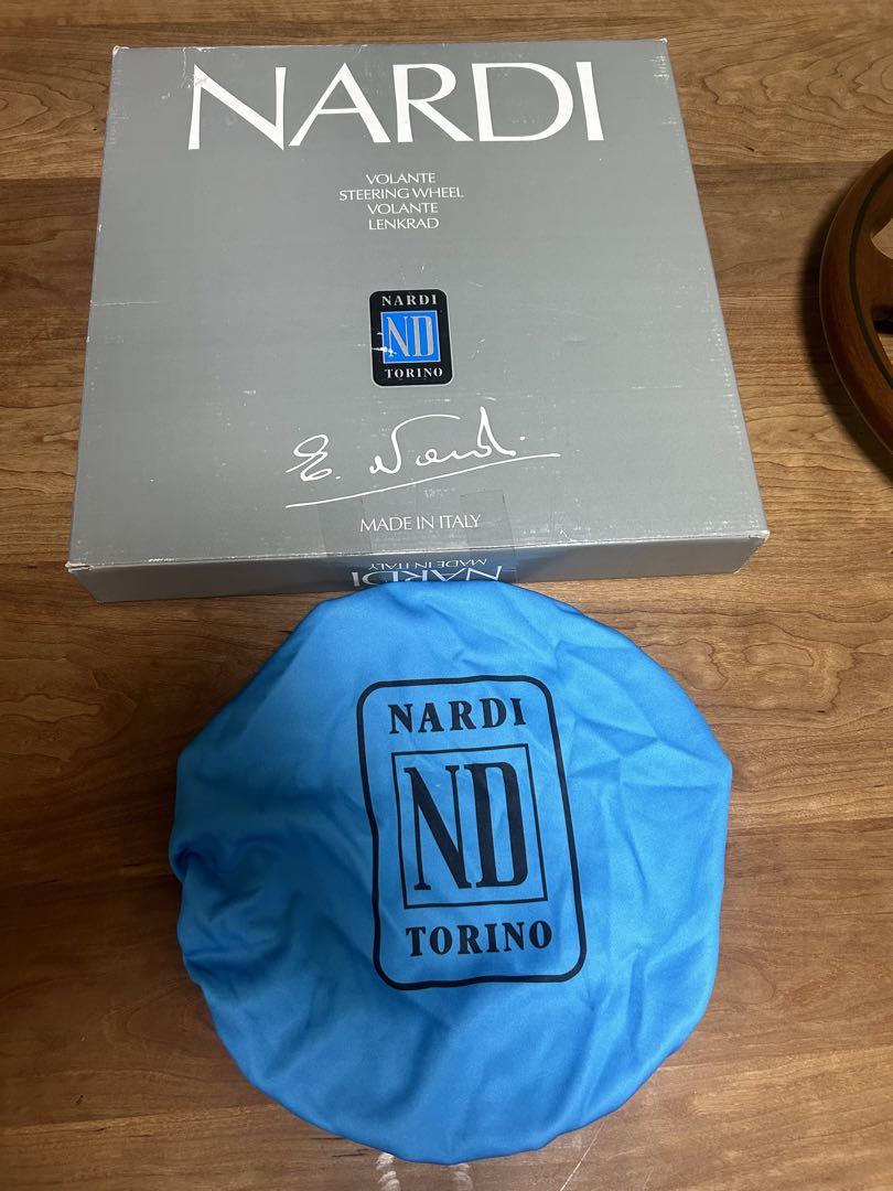 NARDI ステアリング ウッド製 イタリア製 専用カバー付き36φ 360ミリ