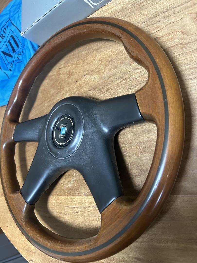 NARDI ステアリング ウッド製 イタリア製 専用カバー付き36φ 360ミリ