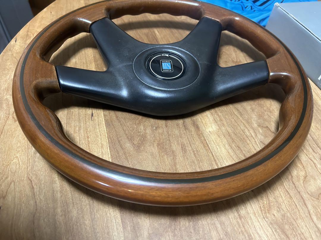 NARDI ステアリング ウッド製 イタリア製 専用カバー付き36φ 360ミリ