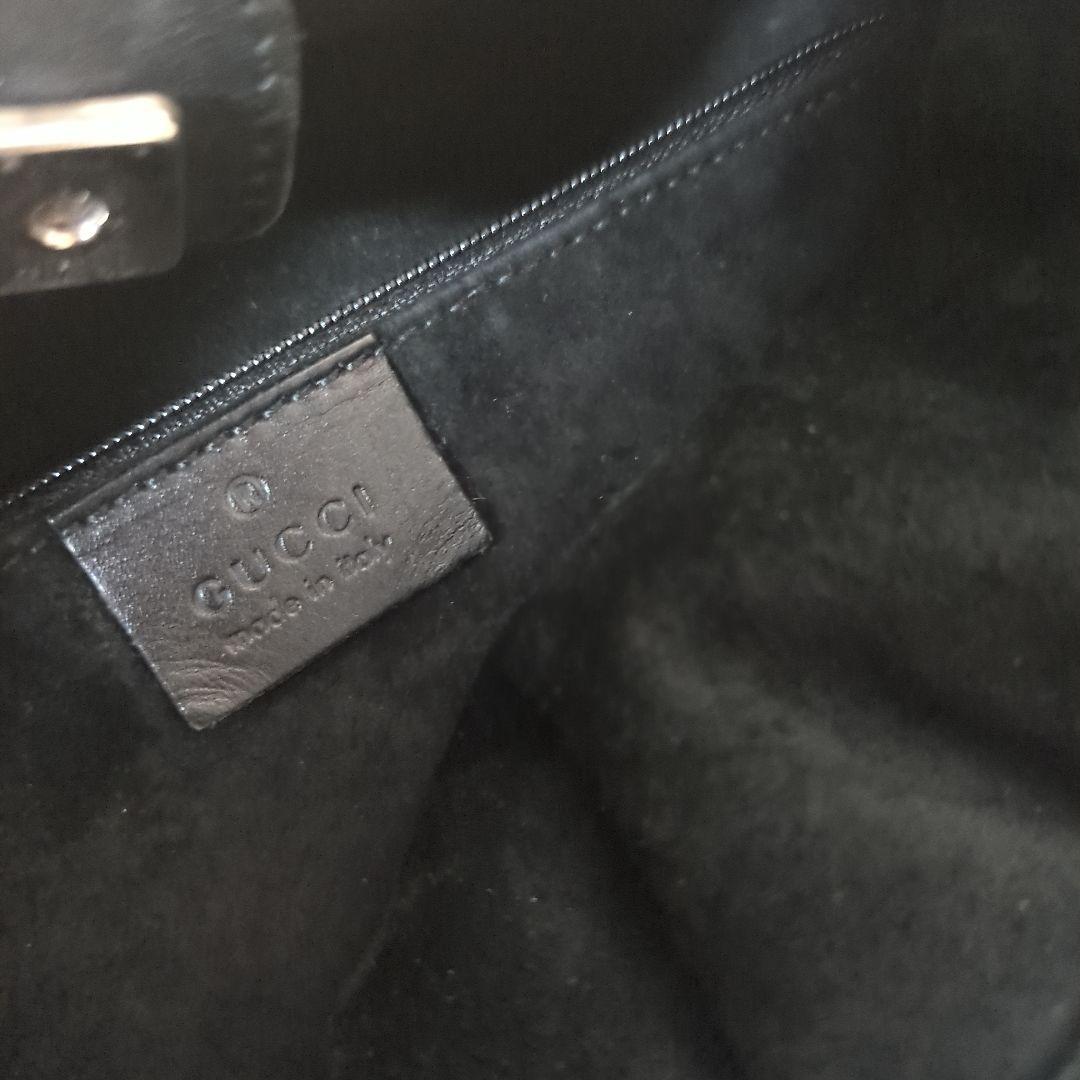 GUCCI 異素材レザーショルダーバック