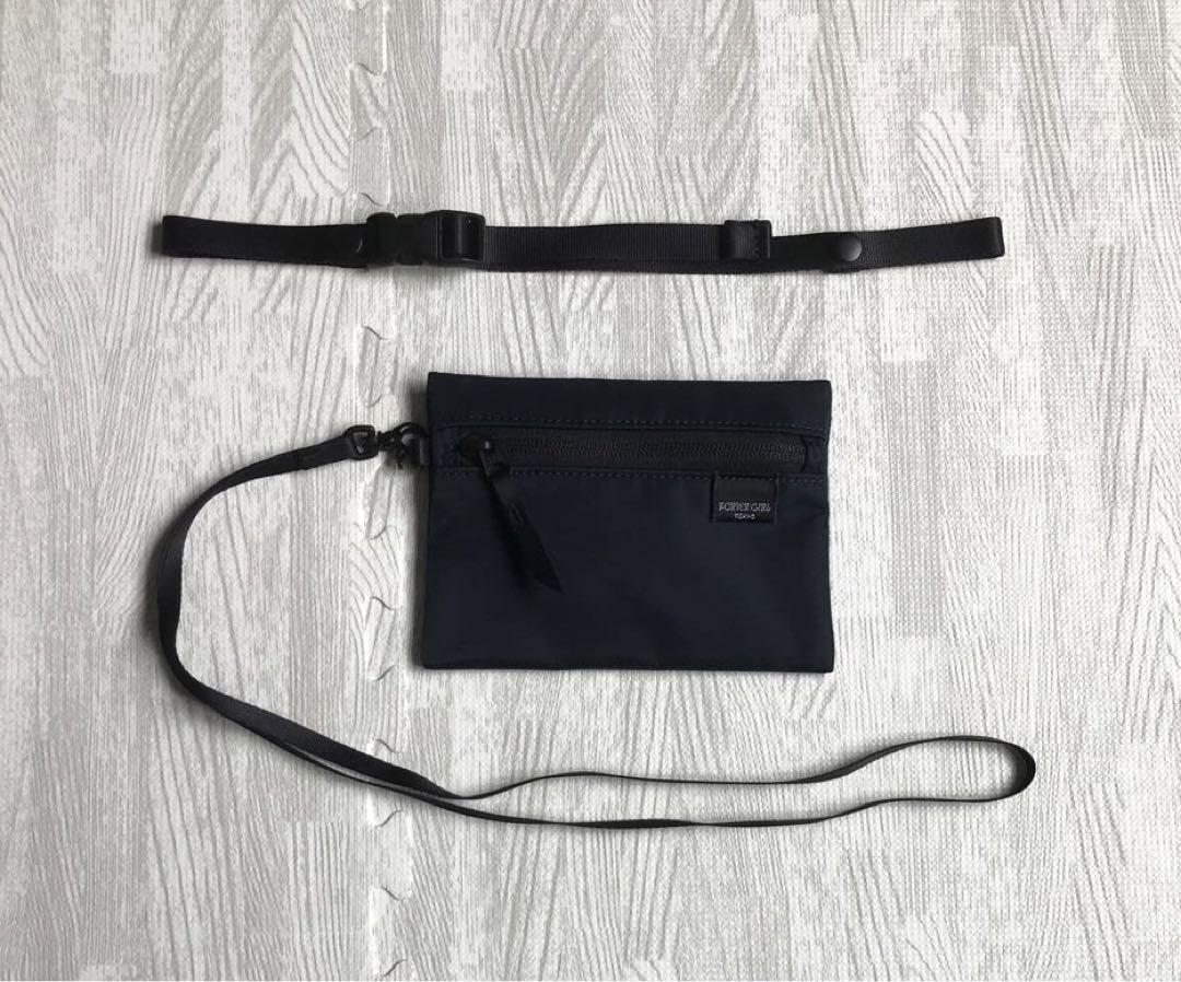 極美品 PORTER ポーター ガール リュック バックパック 紺 ネイビー