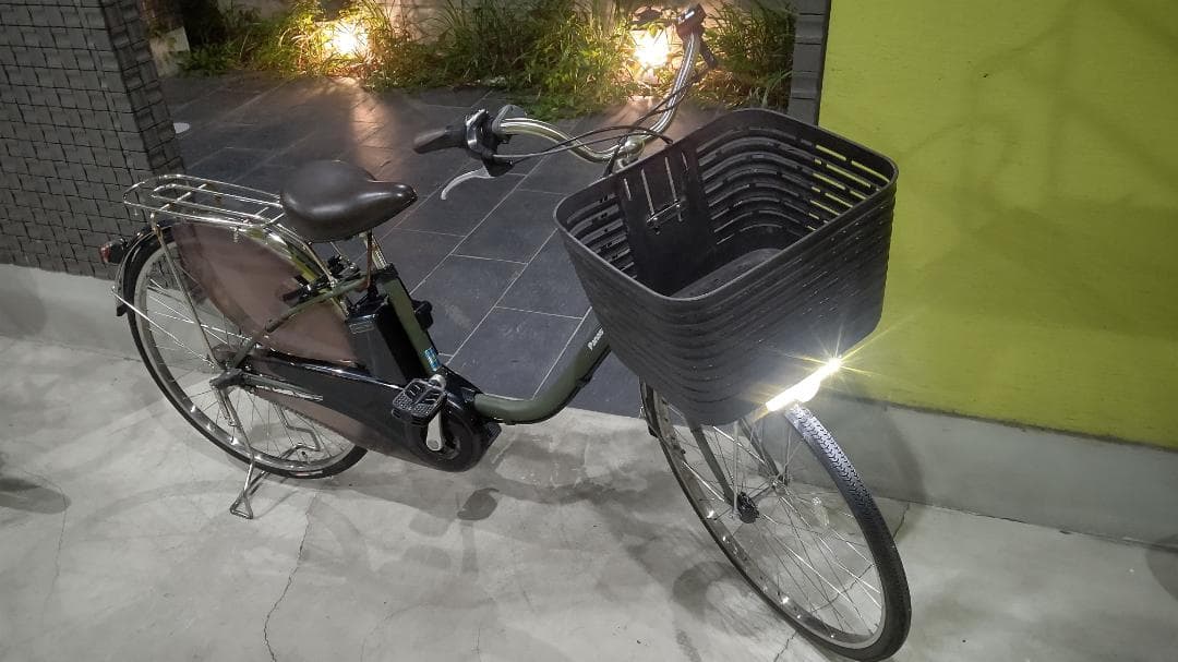 パナソニック ビビ・DX 26型 内装3段変速 マットカーキグリーン　電動自転車