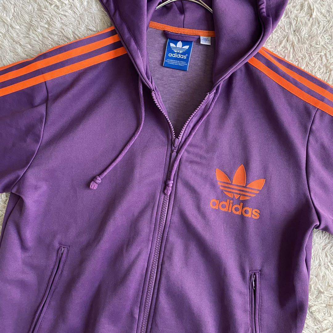 ★極美品 adidas アディダス トラックジャケット パーカー ジャージ L