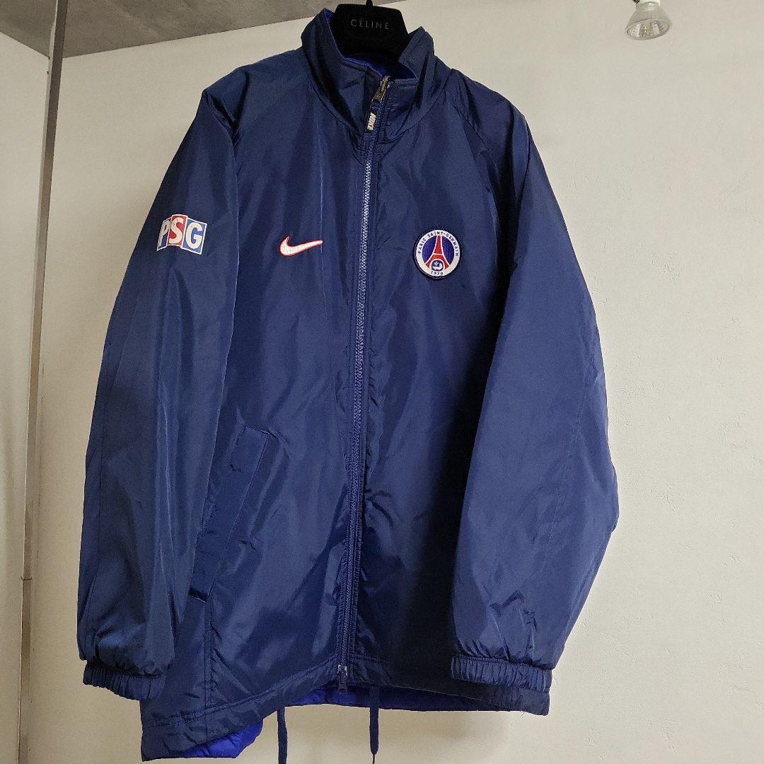 CL優勝セール ヴィンテージ　NIKE　PSG ナイロンジャケット　リバーシブル