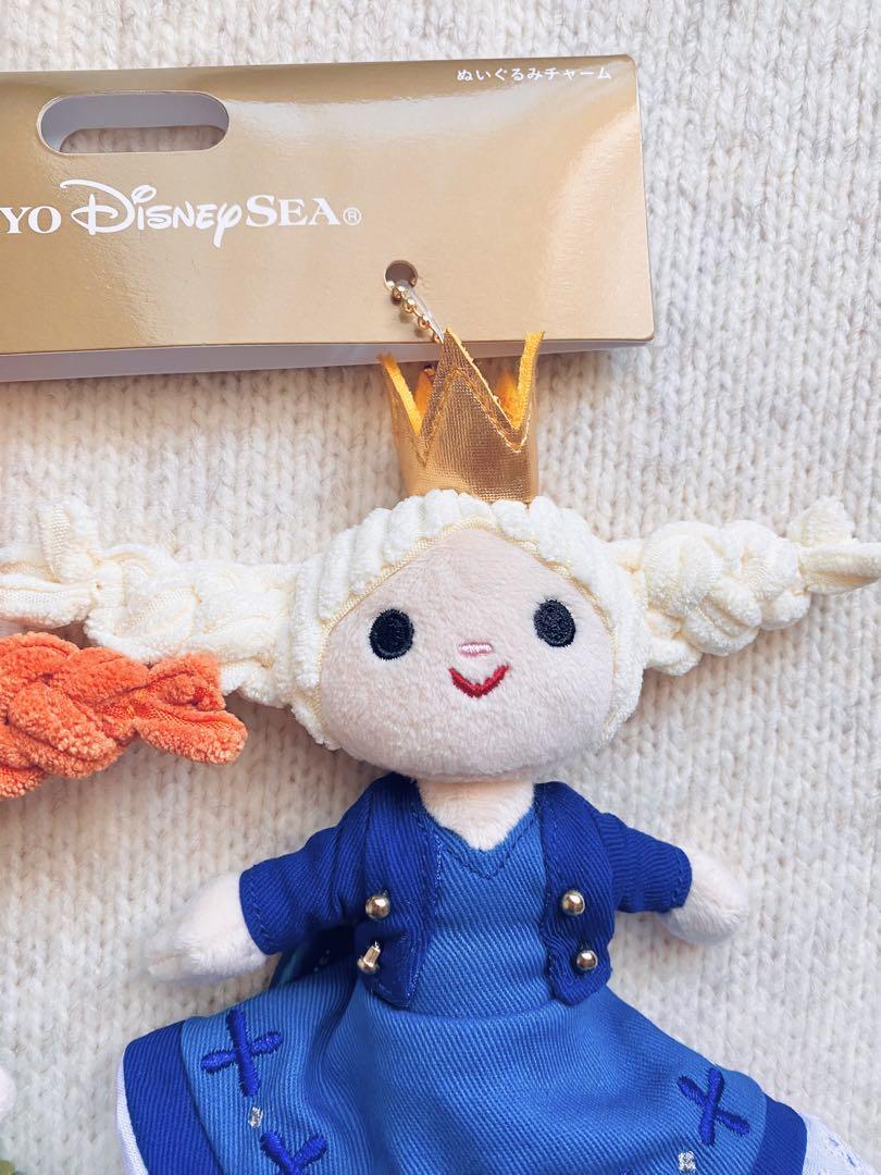 ディズニー ファンタジースプリングス アナと雪の女王 エルサ ぬいぐるみチャーム