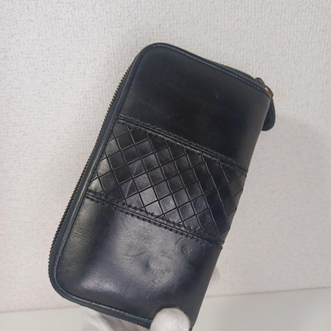 ✨目を惹オシャレアクセント✨ BOTTEGA VENETA ラウンドファスナ財布 ✨目を惹オシャレアクセント✨ BOTTEGA VENETA ラウンドファスナ
