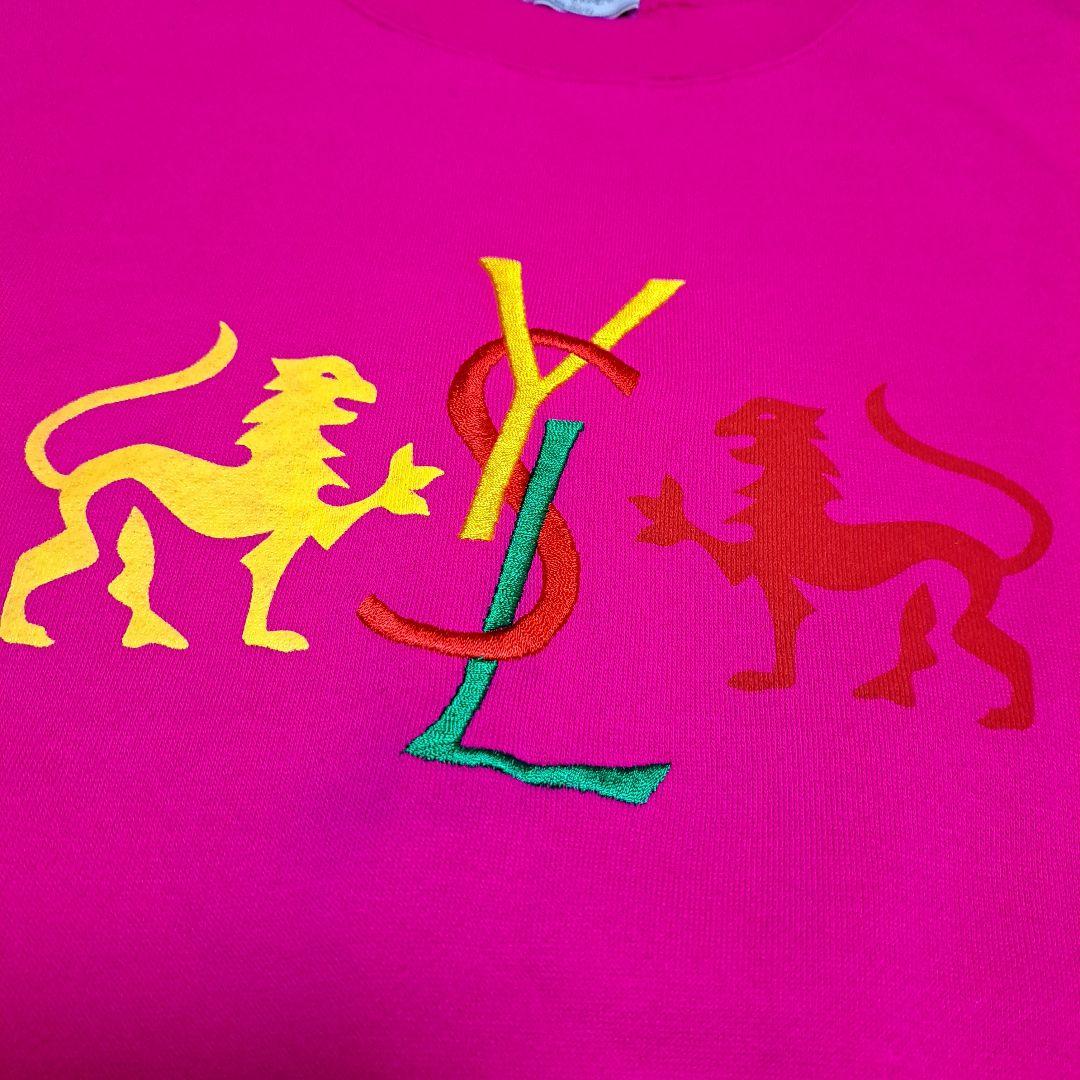 Yves Saint Laurent 90s ロゴスウェット Yves Saint Laurent 90s ロゴスウェットブラック