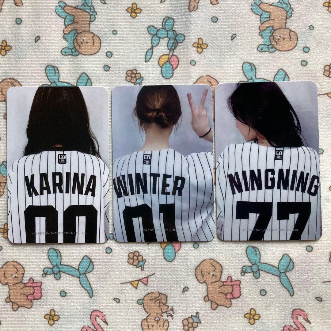 aespa BetterThings 野球 トレカ3枚