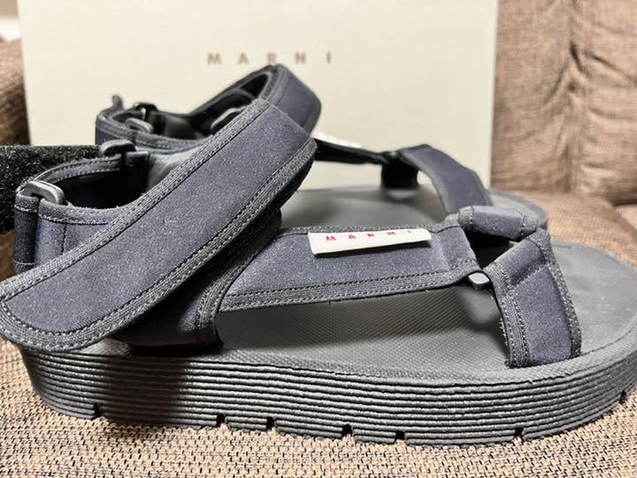 サンダル marni サンダル ブラック 程度極上 【最終お値下げ】marni サンダル ブラック サンダル