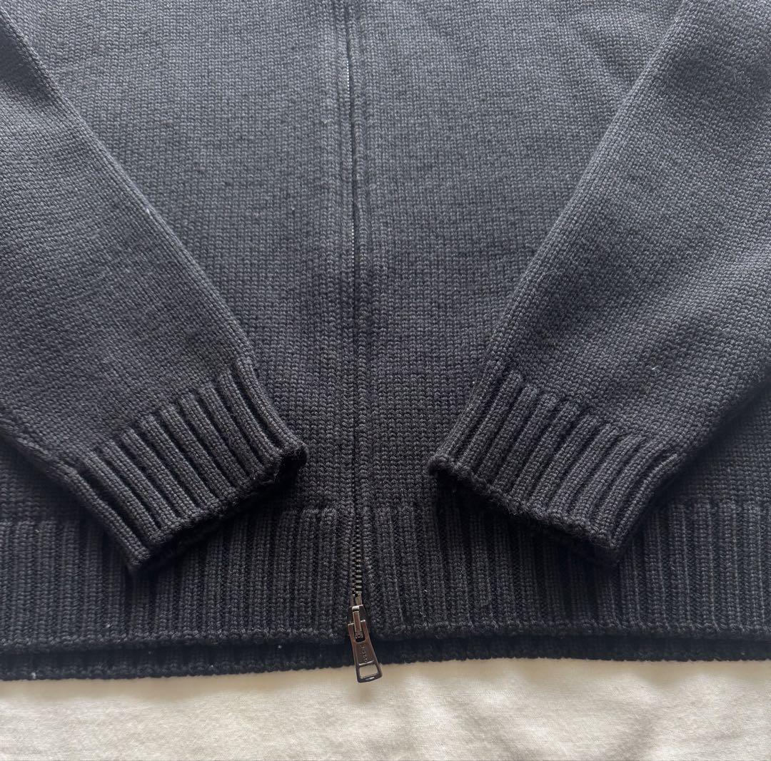 ZANONE ZIP スタンドカラー ニット　ボンバージャケット