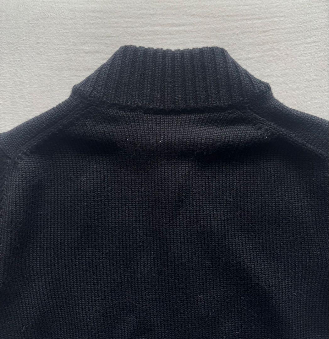 ZANONE ZIP スタンドカラー ニット　ボンバージャケット