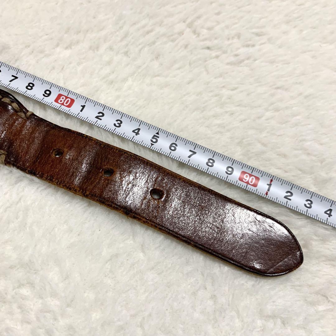 ポロラルフローレン 布張りレザーベルト 約81～87cm