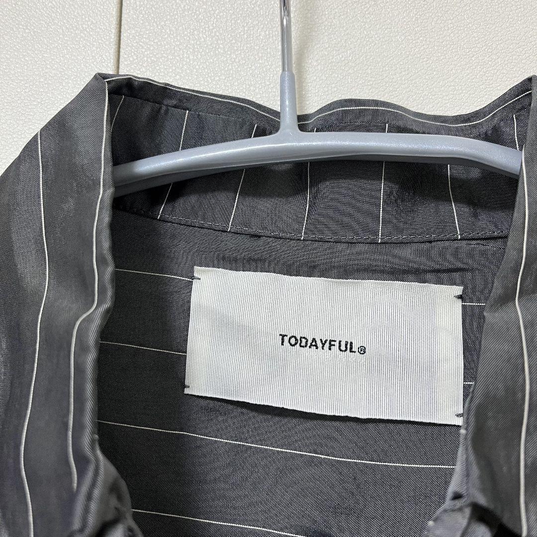 トップス TODAYFUL Stripe Silky Shirts