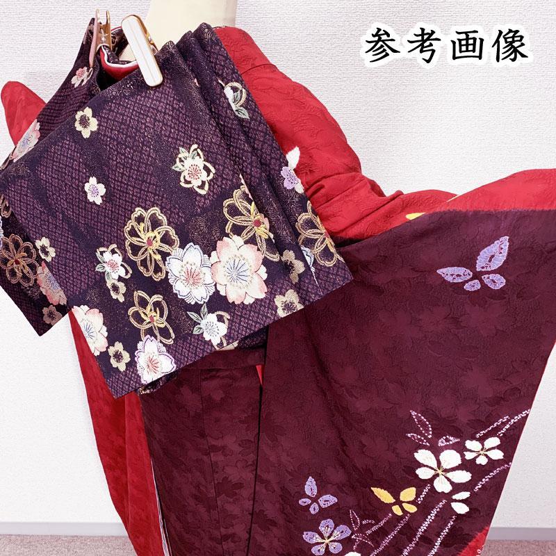 振袖フルセットセミアンティーク正絹絞り金駒刺繍