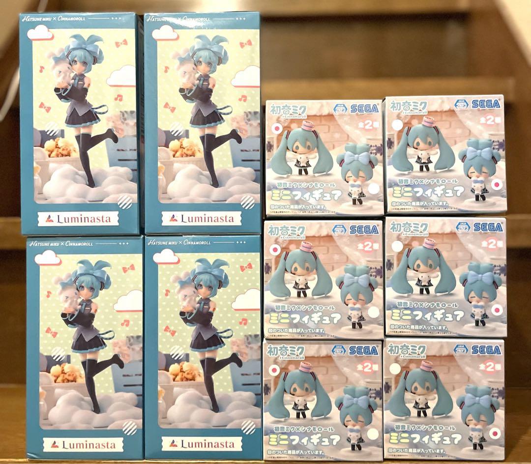 【匿名配送】初音ミク　フィギュア16体セット　シナモロールミク有 匿名配送】初音ミク フィギュア16体セット シナモロールミク有