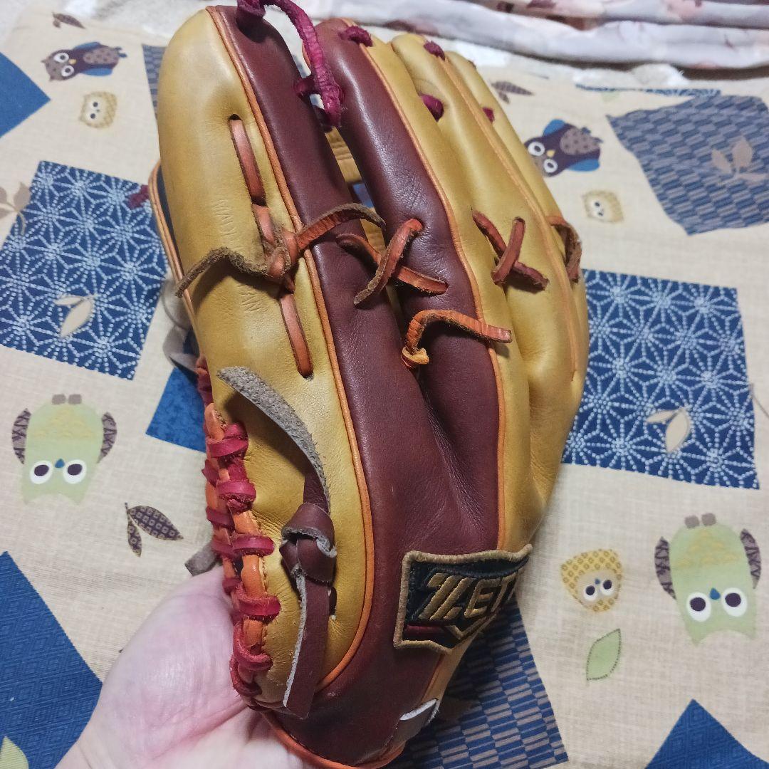 ZETT硬式野球外野手オーダーグローブ 右投げ用