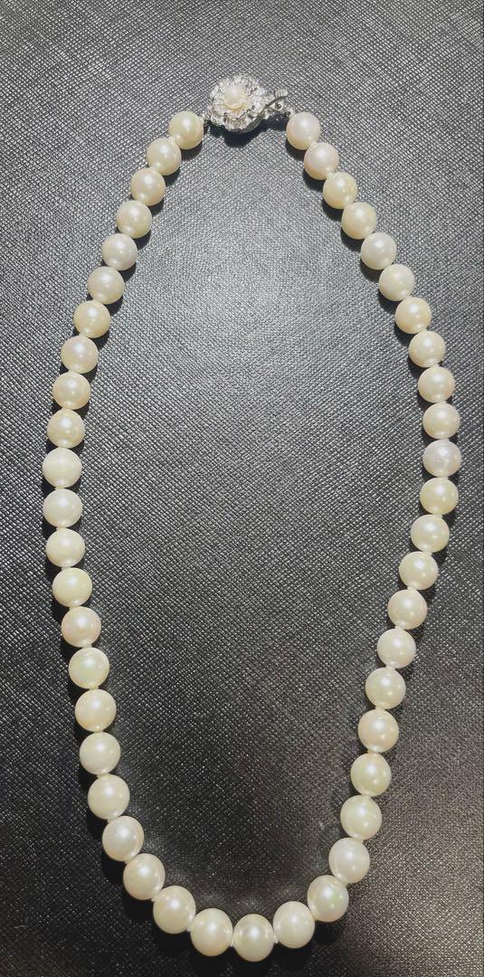 TASAKI タサキ アコヤパール 真珠 ネックレス シルバー