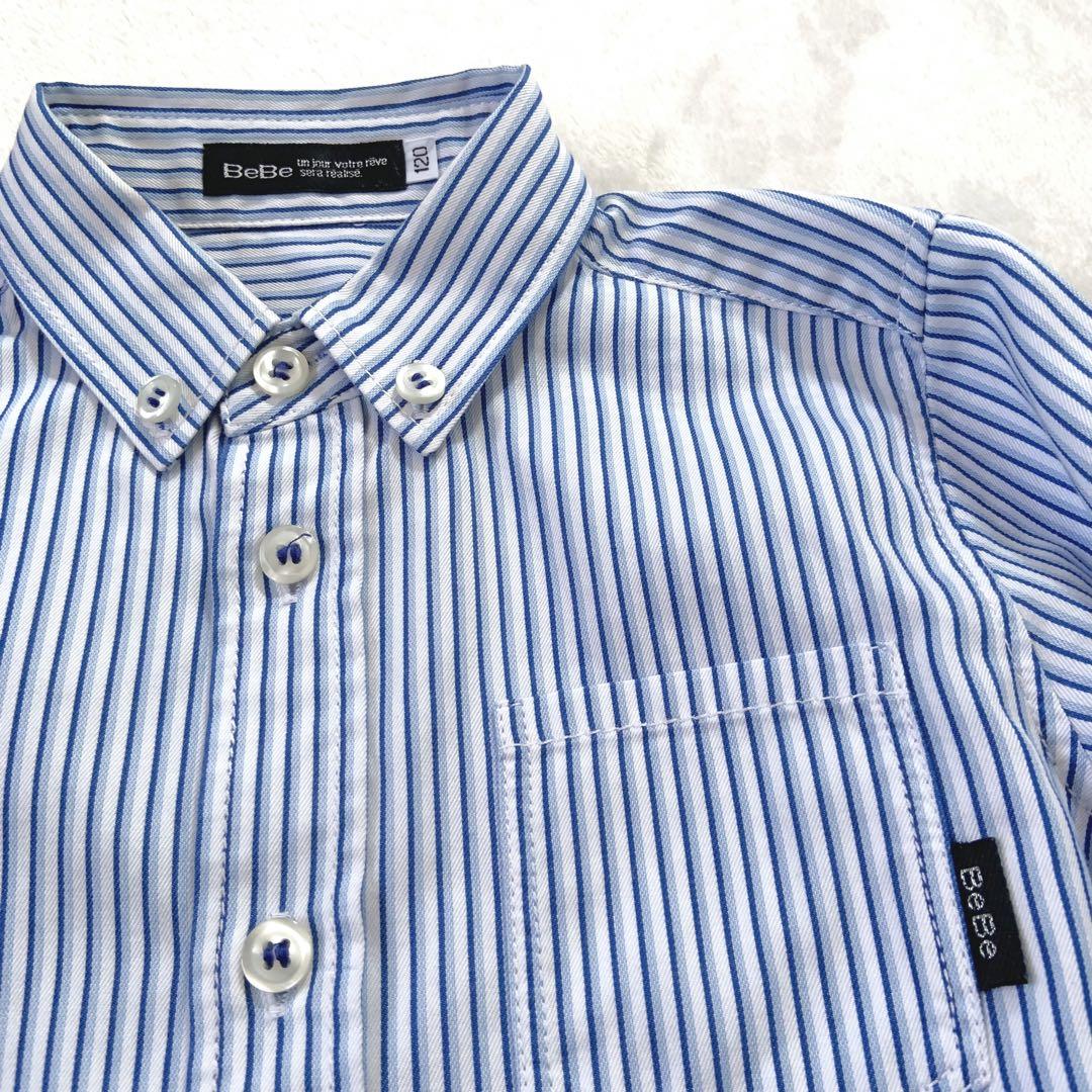 極美品★べべ★キッズスーツ★3点セット★ネイビー★120