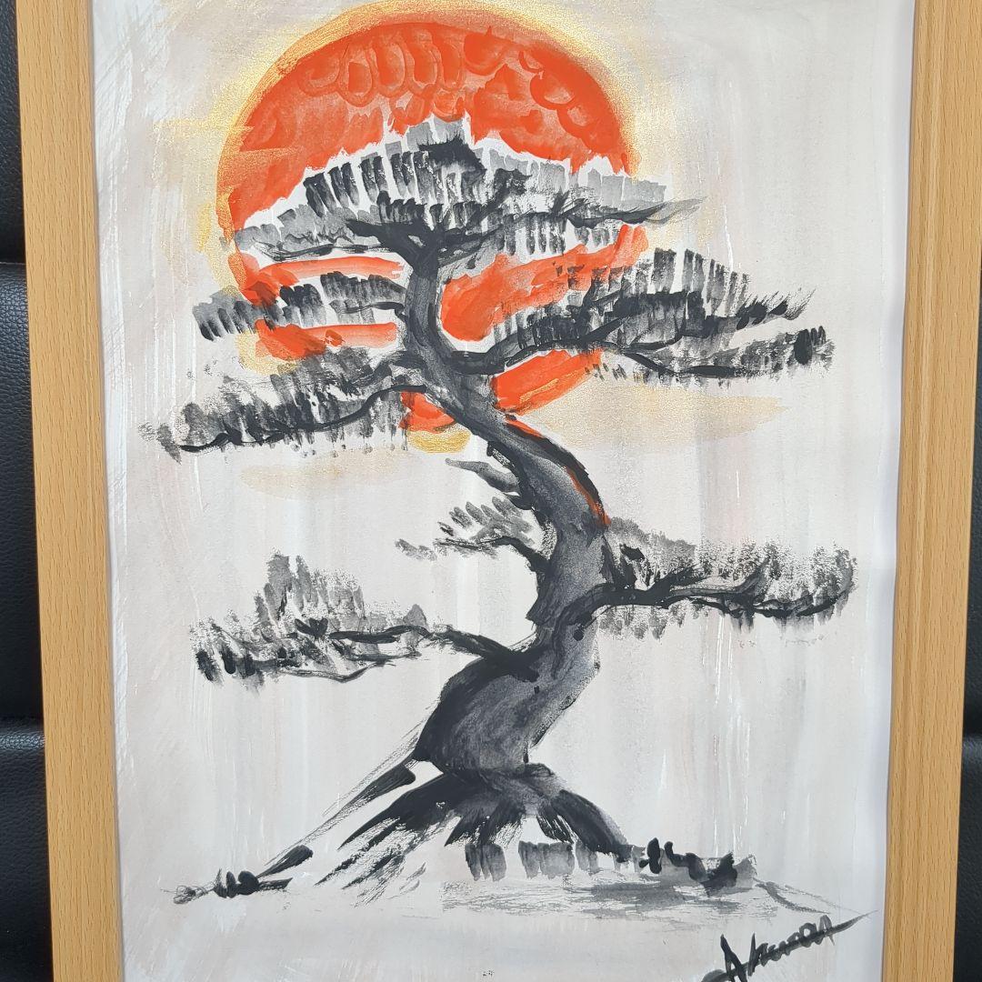 アクリル画 原画 アクリル画 270×379mmサイズ 原画一点もの 絵画