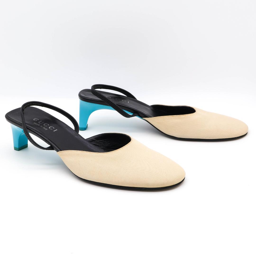 最新発見最新発見《希少》GUCCI ミュール 布 ヴィンテージ 夏 オールド