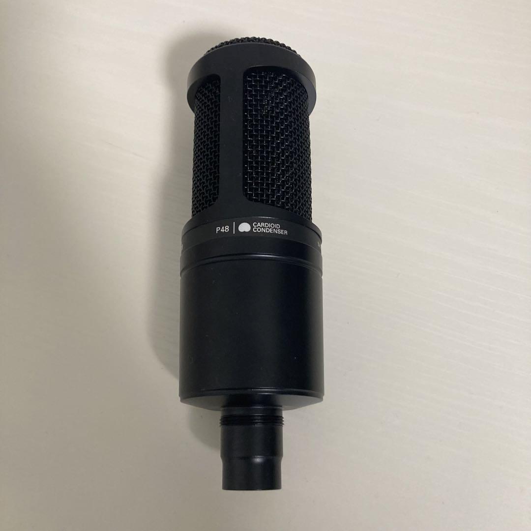 audio−technica AT2020  スタンド付き コンデンサーマイク