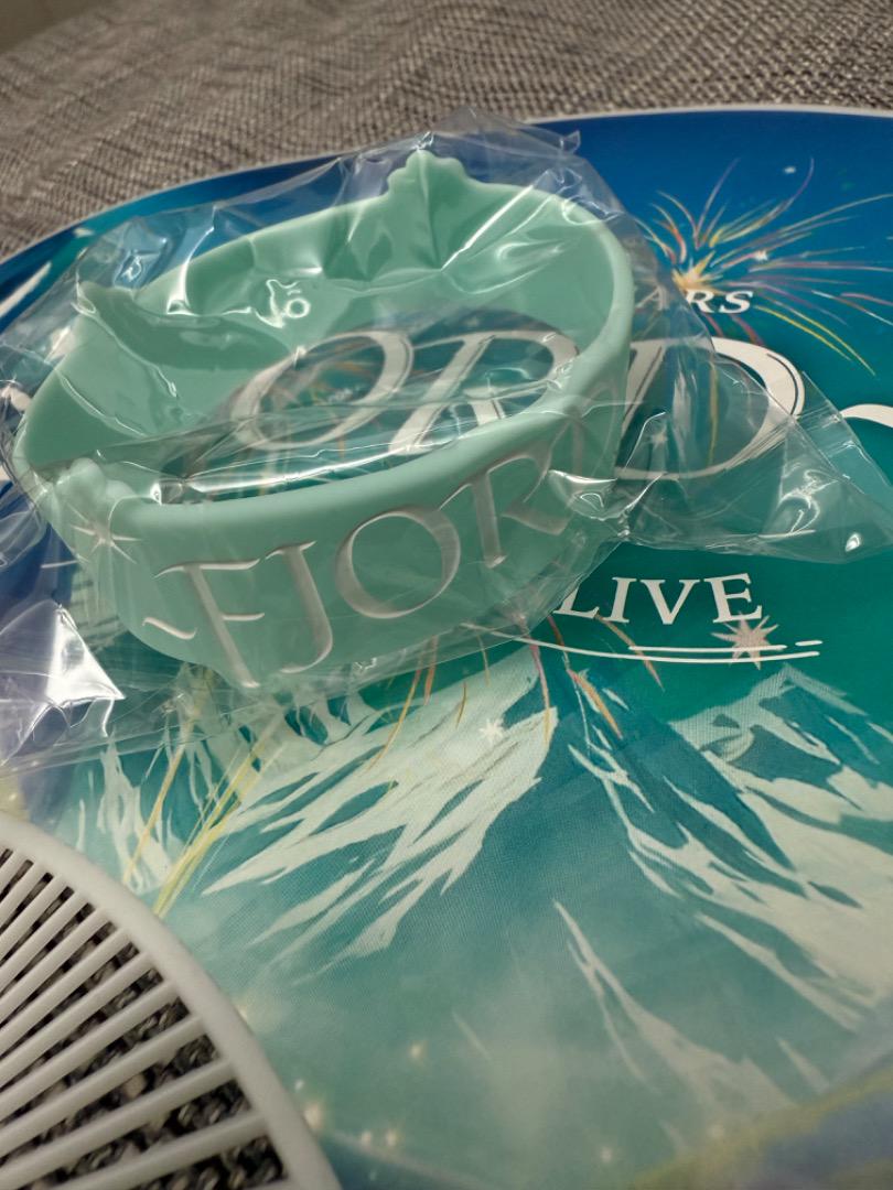未開封【新品•未使用】FJORD ラバーバンド うちわ 非売品 ミセス