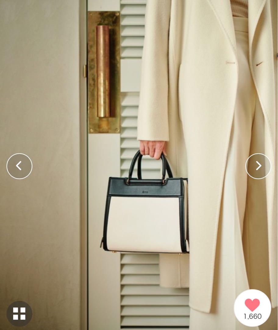 未使用近　E'POR W BAG Medium ホワイト ショルダー