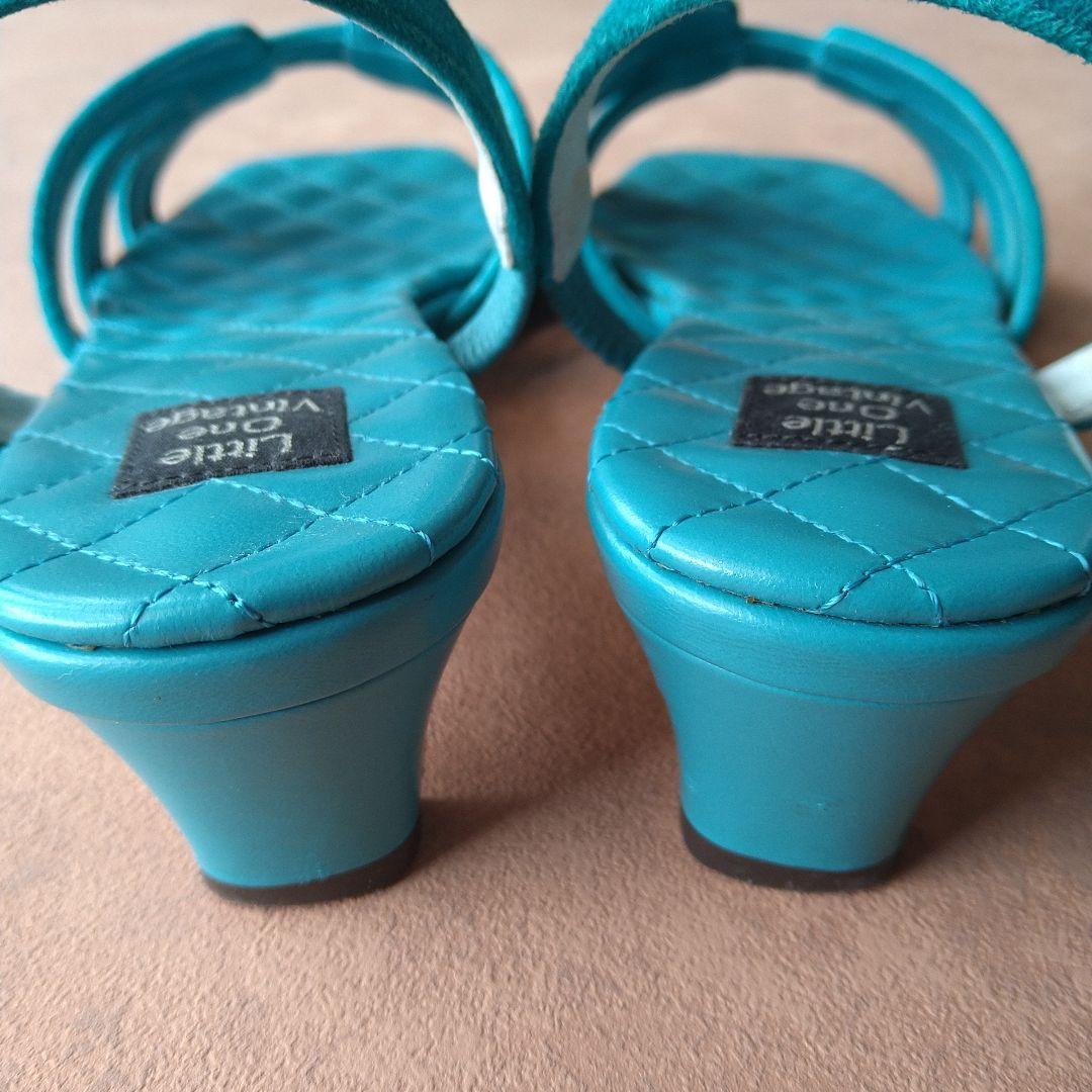 THE SHINZONE Little One Vintage サンダル ブルー