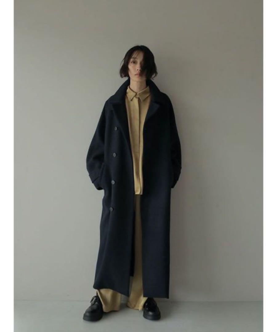 ETRE TOKYO ミリタリーロングリバーコート アウター M ネイビー 美品