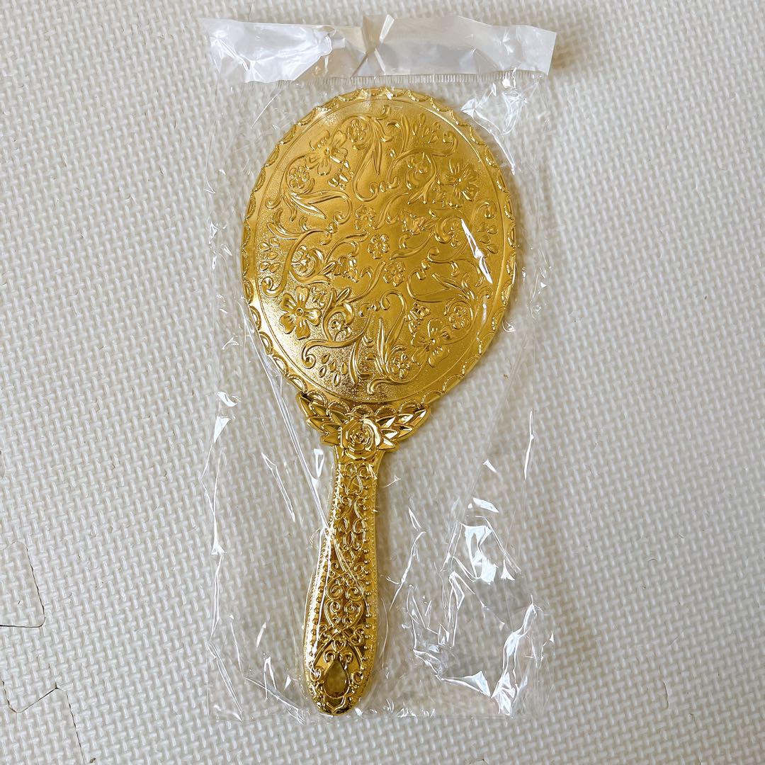 新品未使用❣️ハンドミラー 手鏡 手持ちミラー 化粧道具 ローズゴールド
