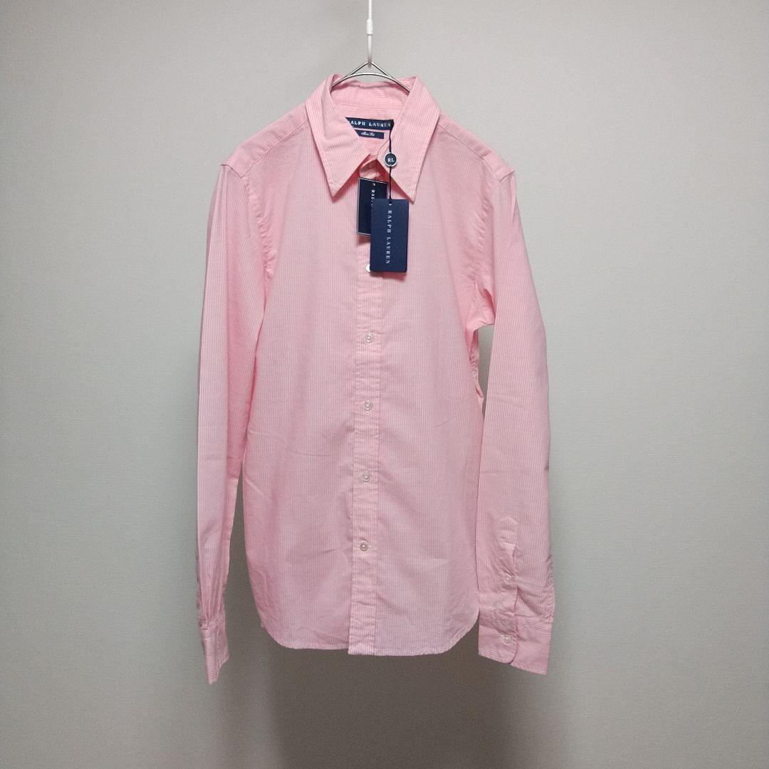 ラルフローレン　ストライプ　ピンク　　6 新品