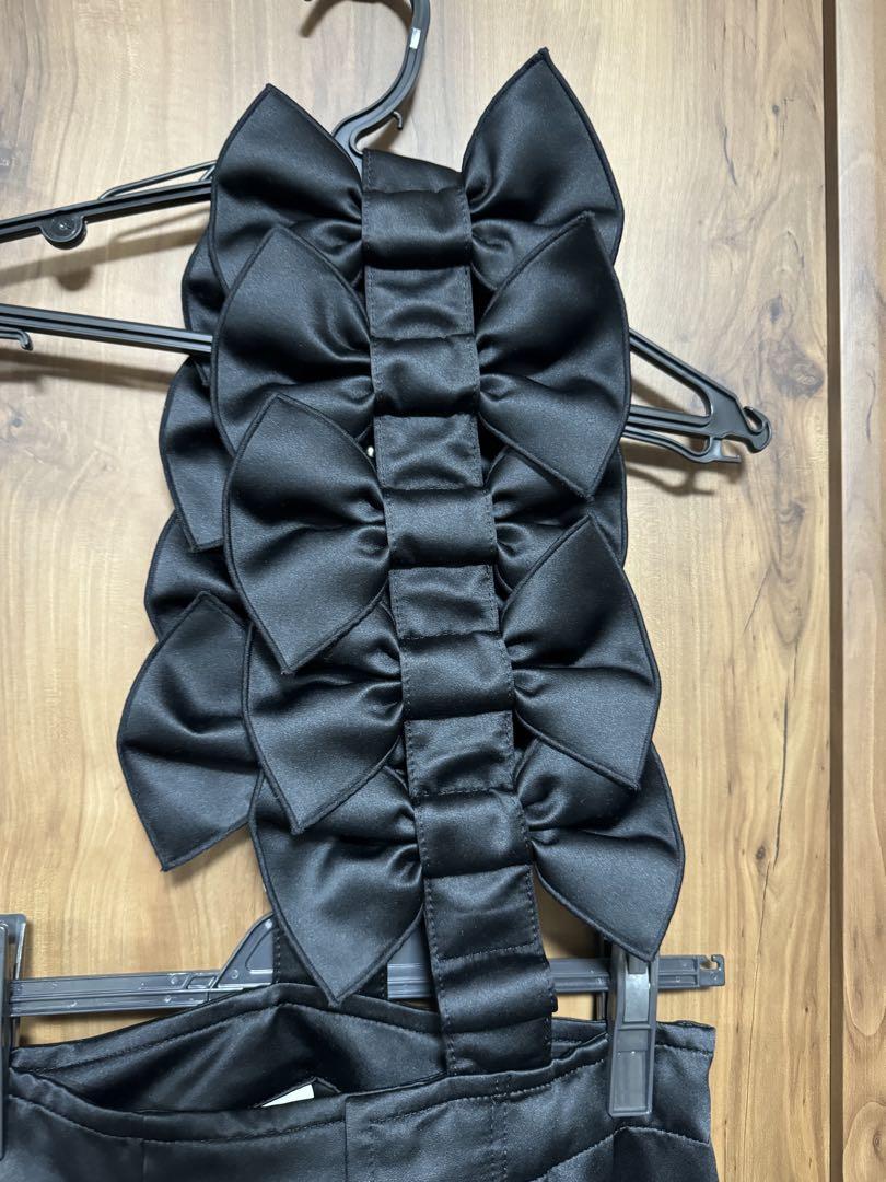 noir kei ninomiya リボン吊りワンピース