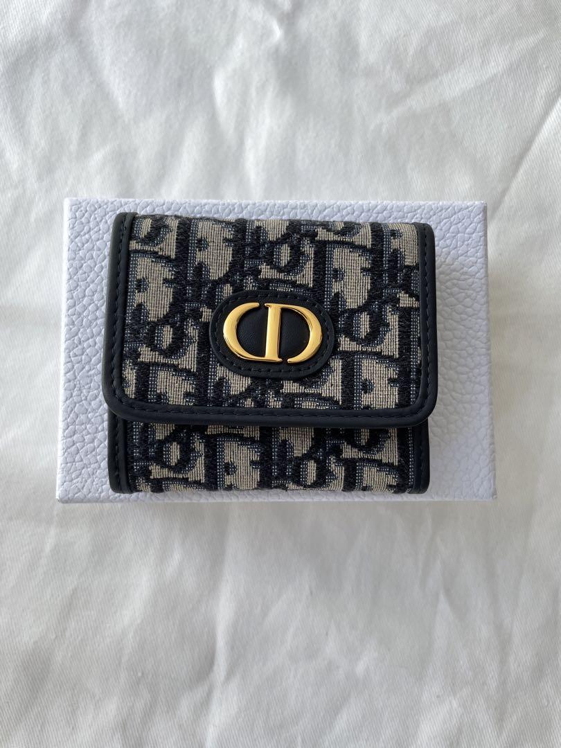 Dior ディオール 30 MONTAIGNE ミニ財布 ジャガードロゴ