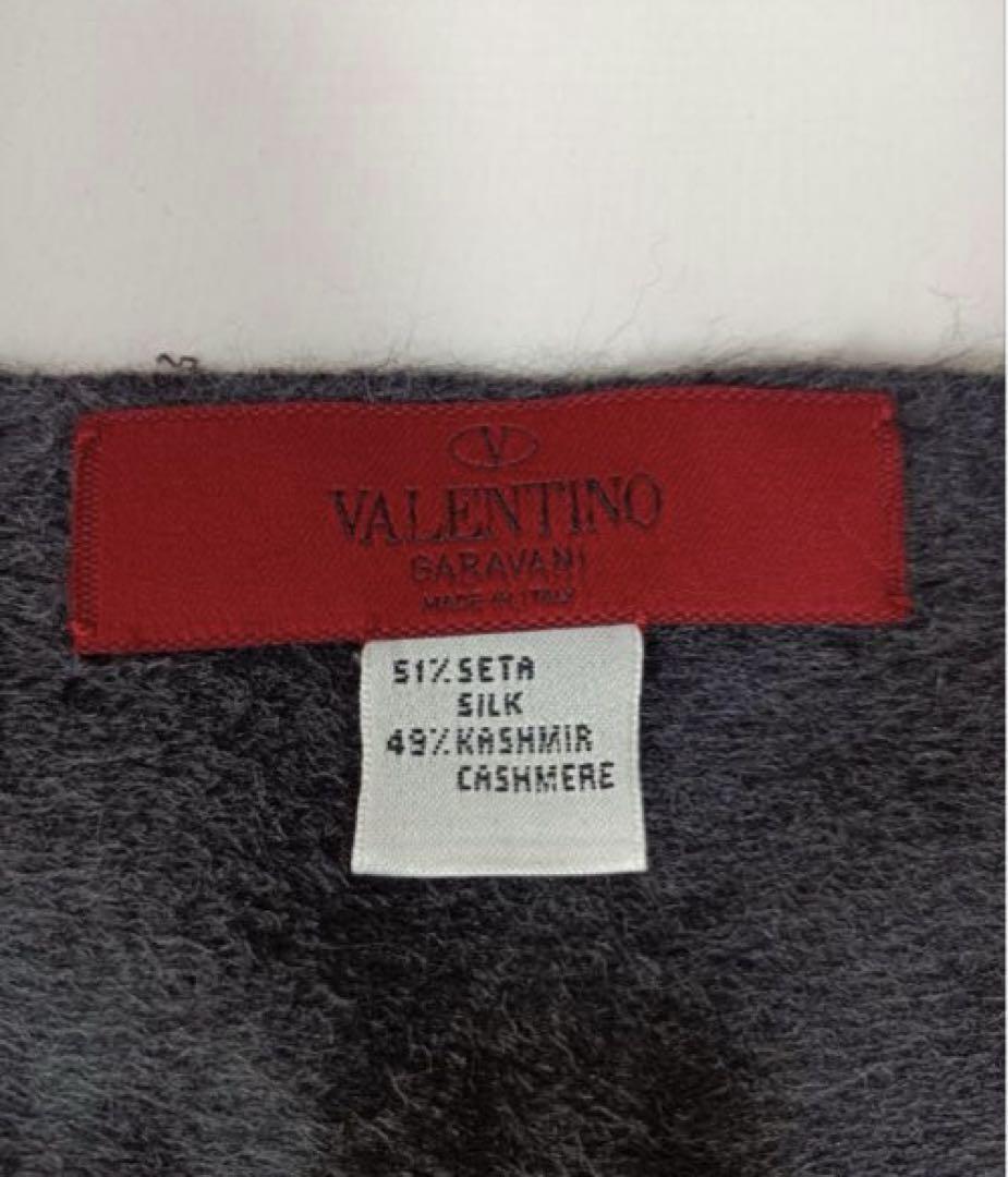 熱販売 ヴァレンティノ VALENTINO シルク パールストール カシミヤマフラー 小物