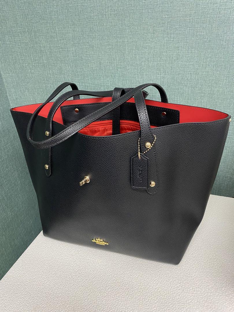 極美品 A4可 大容量 コーチ トートバッグ レザー マーケット