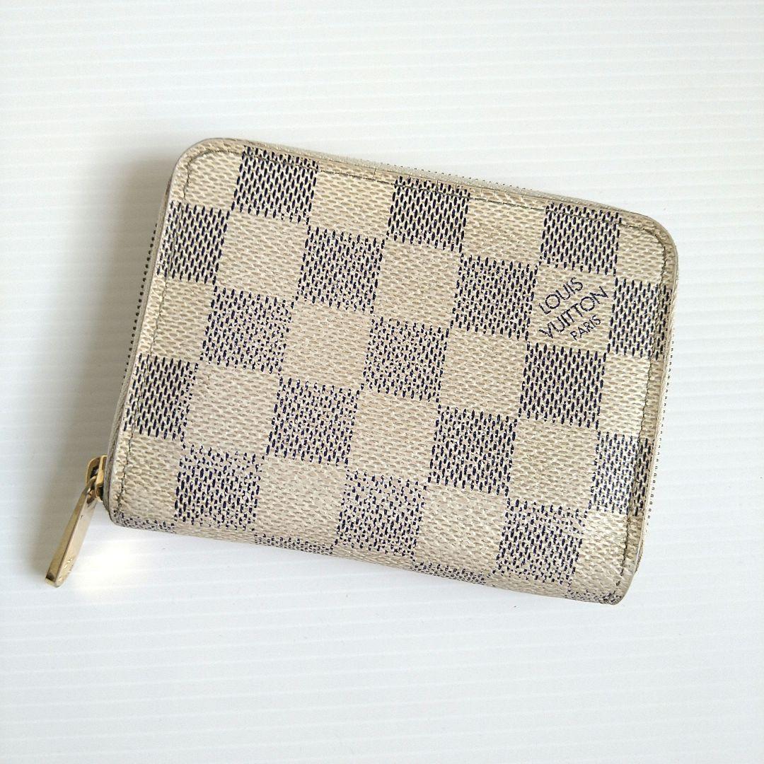 LOUIS VUITTON ジッピーパース ダミエ アズール ケース