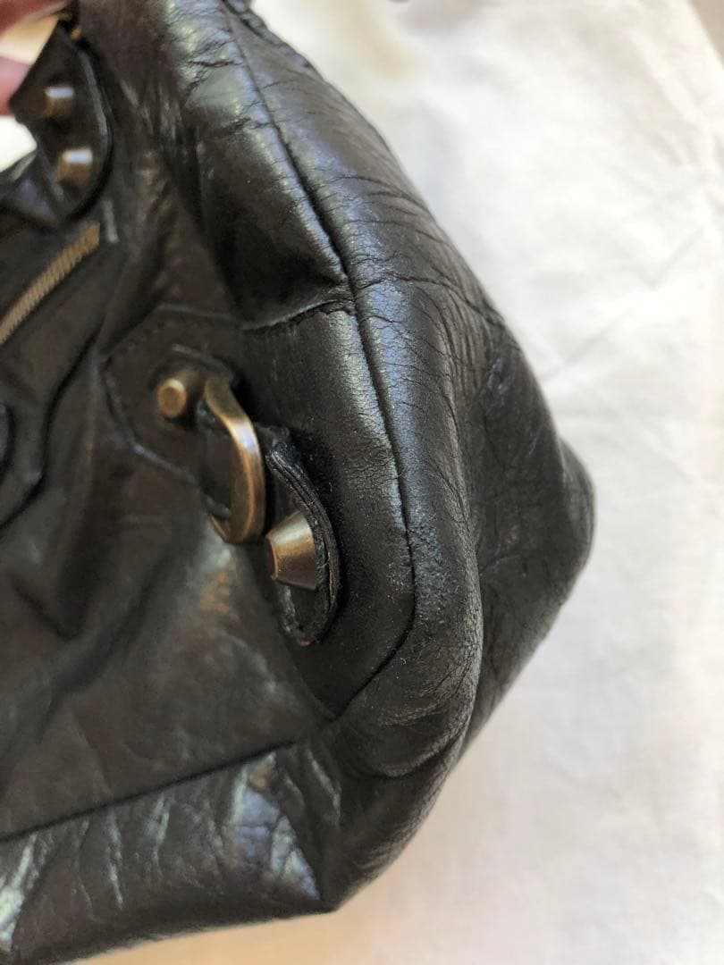 BALENCIAGA バレンシアガ ザ ファースト バッグ First ブラック