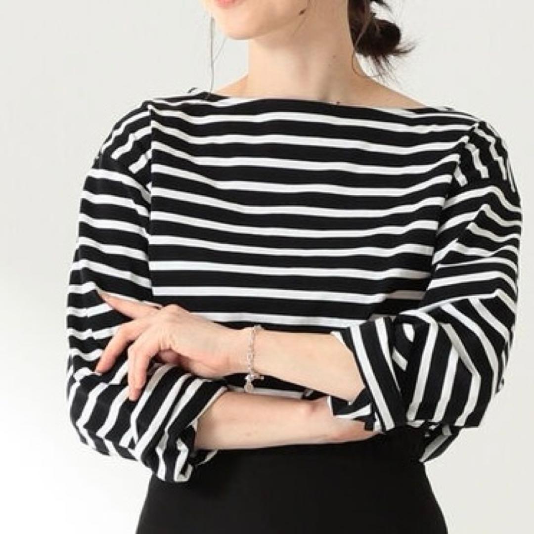 デミルクスビームス ボーダー 長袖 Tシャツ カットソー