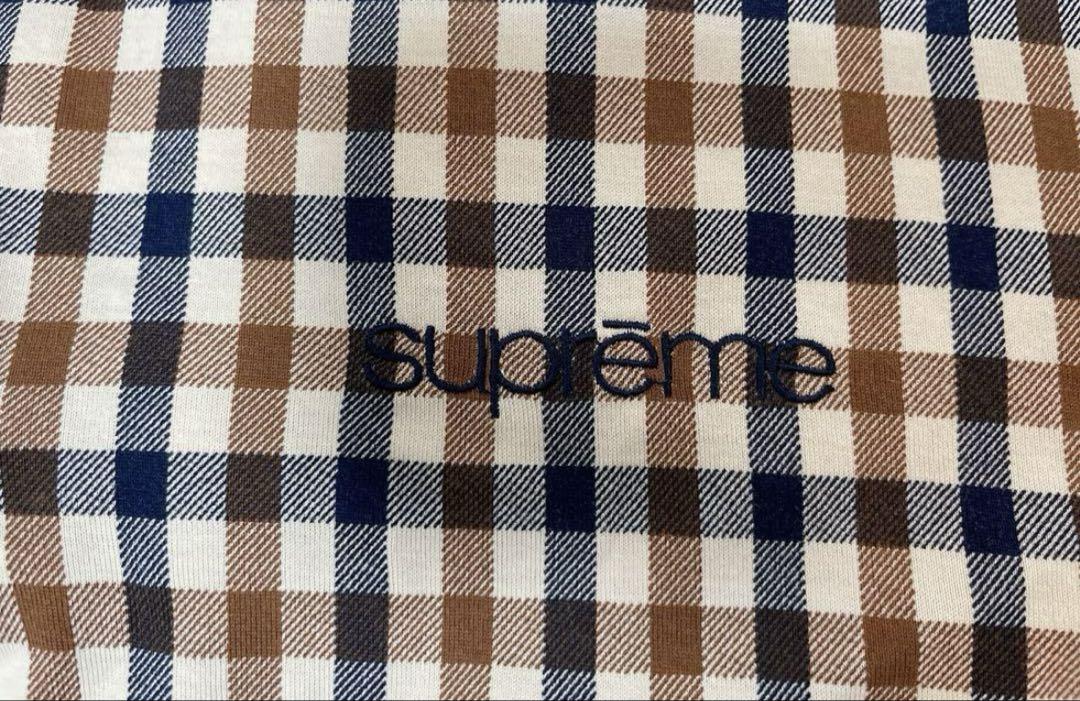 Supreme Aquascutum Club Check Polo ニットポロ