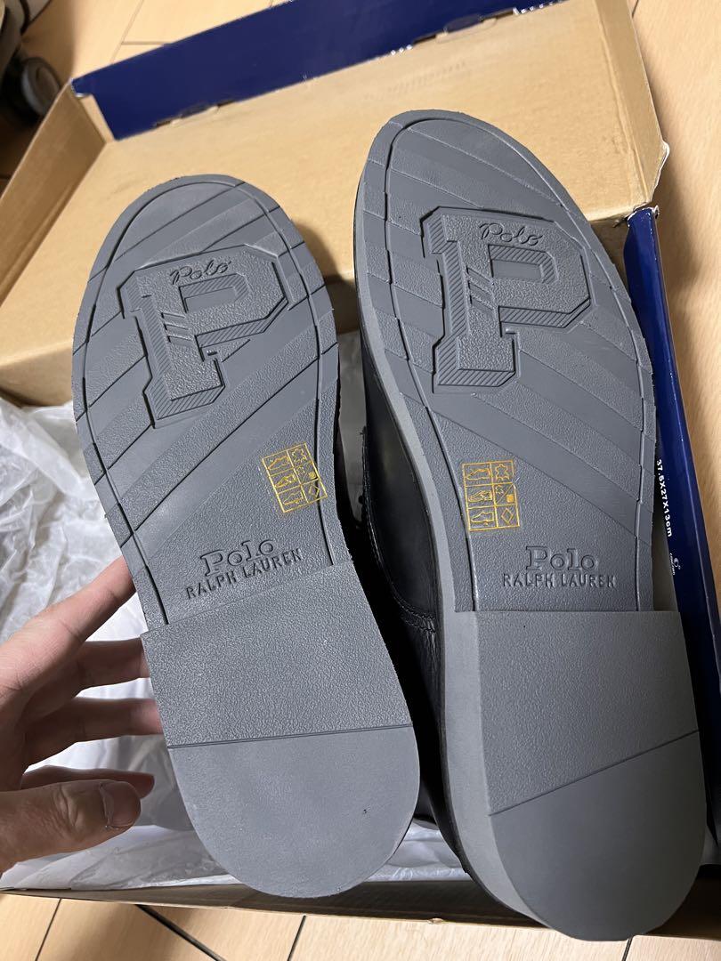 【新品未使用】POLO RALPHLAUREN ショートブーツ ラルフローレン レザーショートブーツ 28.5㎝ 新品未使用