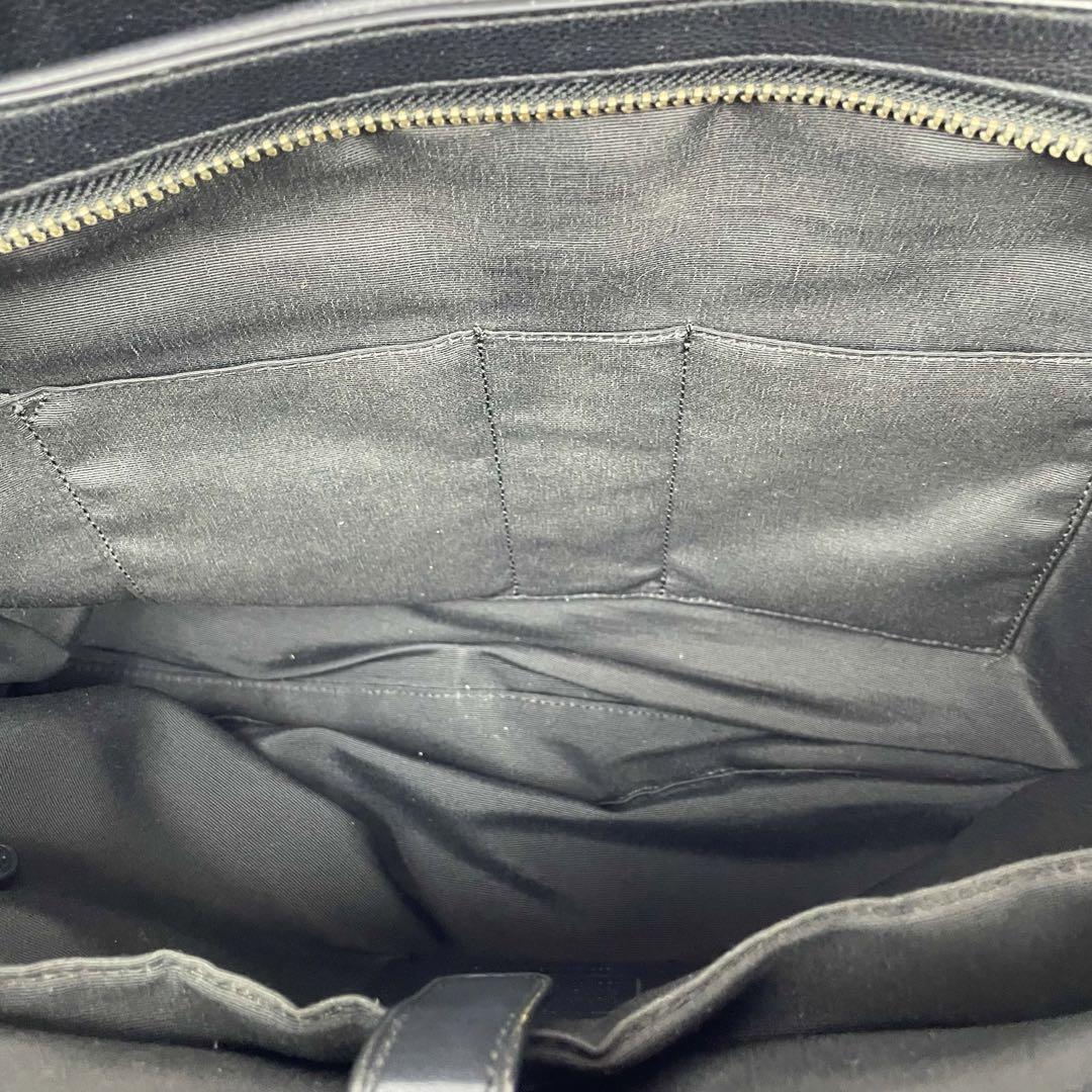 COACH コーチ　ビジネスバッグ　レザー　ブラック　F73524