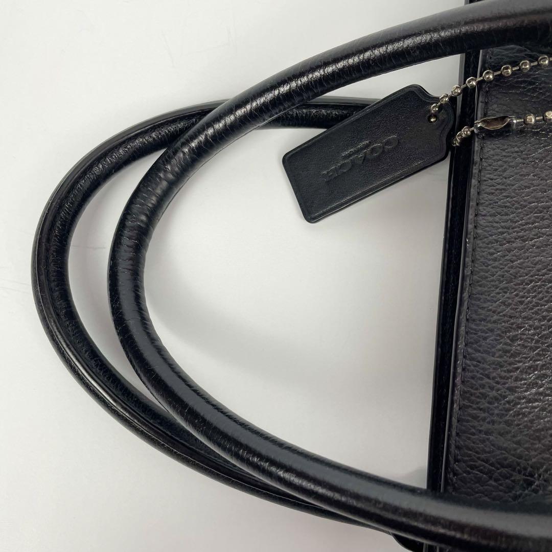 COACH コーチ　ビジネスバッグ　レザー　ブラック　F73524