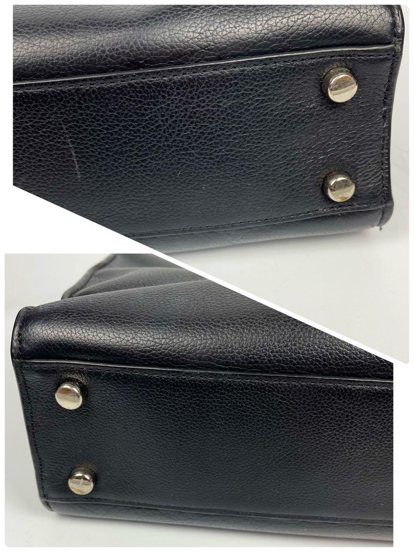 COACH コーチ　ビジネスバッグ　レザー　ブラック　F73524