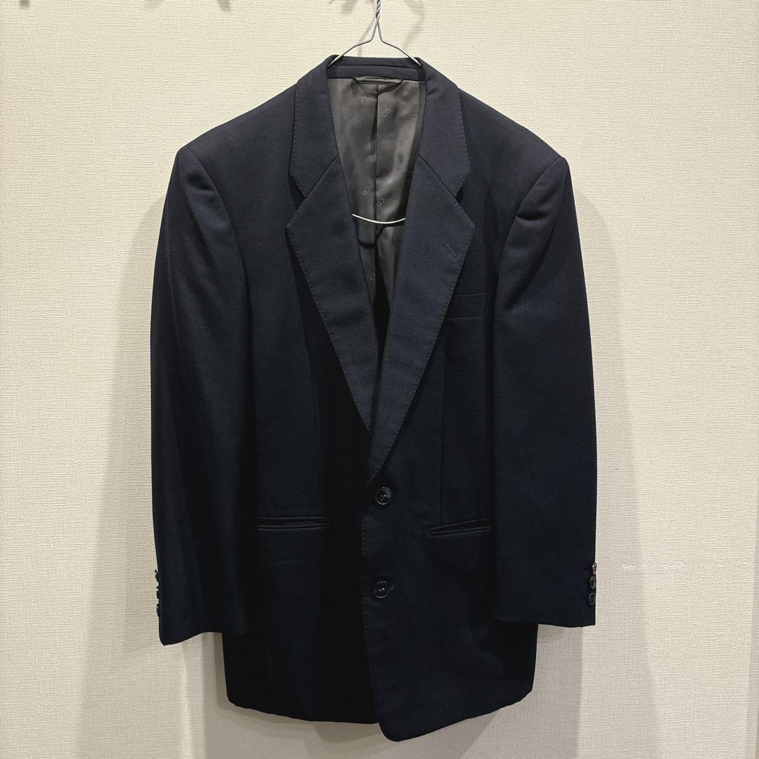 DIOR ネイビー セットアップ　スーツ　ウール　L
