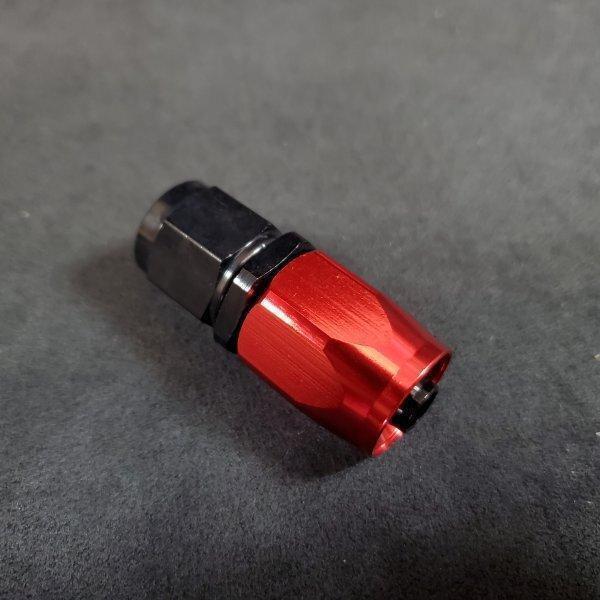 オイルクーラー AN6 5m メッシュホースセット フィッティング 赤黒 10個