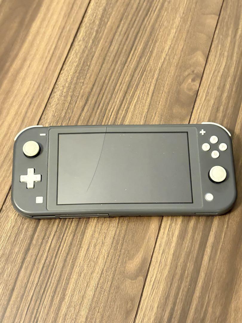 Nintendo Switch Lite グレー ひび割れあり Nintendo Switch Lite グレー 画面にひびあり - メルカリ