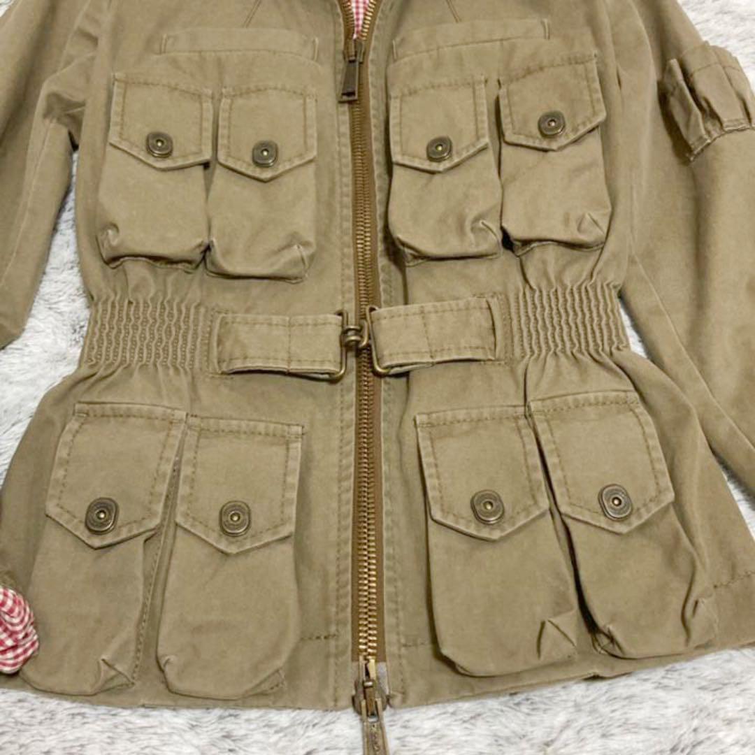 極美品 ミリタリージャケット イタリア製 rLyvP-m18399558002 DSQUARED2 ディースクエアード 高評価安い